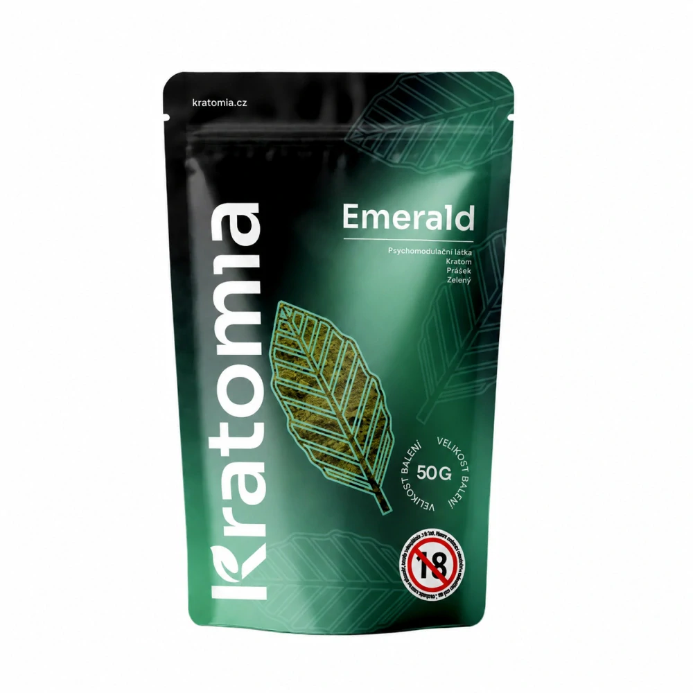KRATOM - ZELENÝ - EMERALD - KRATOMIA - 50 g