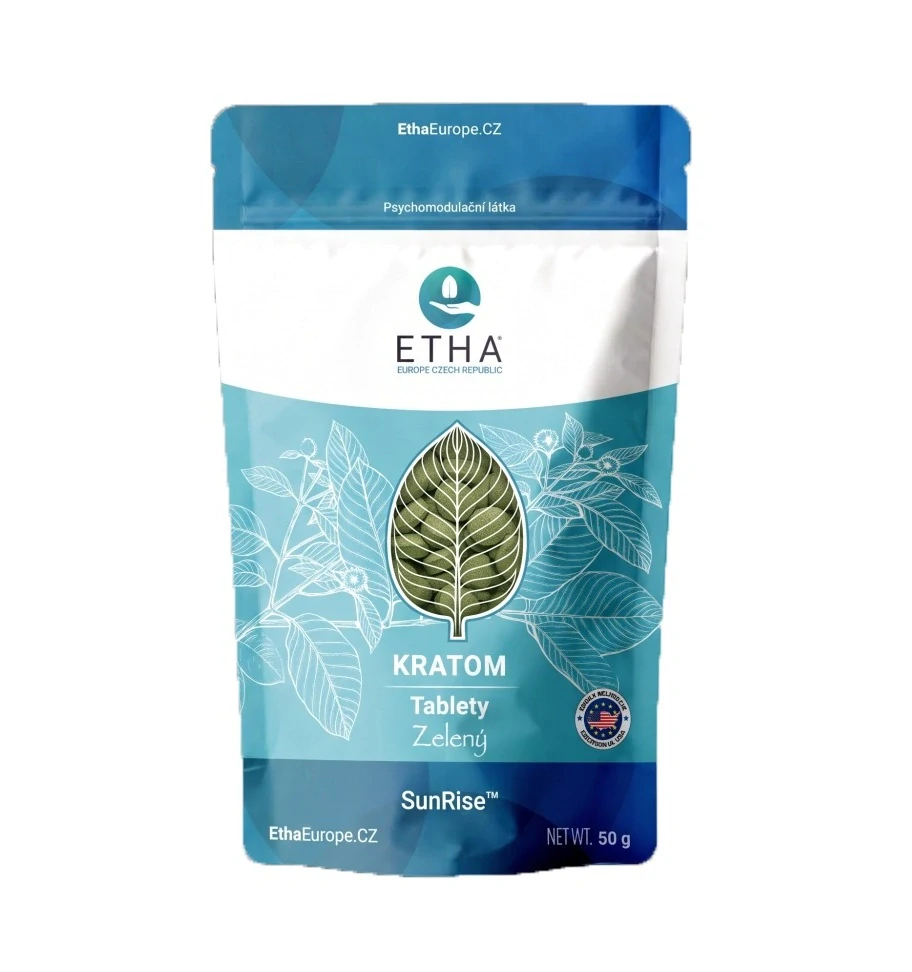 ETHA - Sunrise Kratom tablety