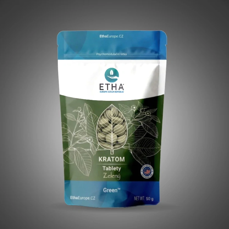 ETHA - Zelený Kratom tablety