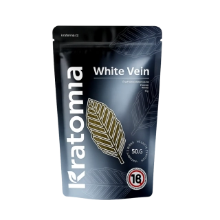 KRATOM - BÍLÝ - WHITE WEIN - KRATOMIA - 50 g