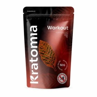 KRATOM - BÍLÝ - WORKOUT - KRATOMIA - 50 g
